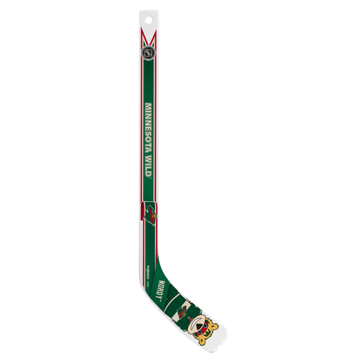 NHL Minnesota Wild Mascot White Plastic Player Mini Stick