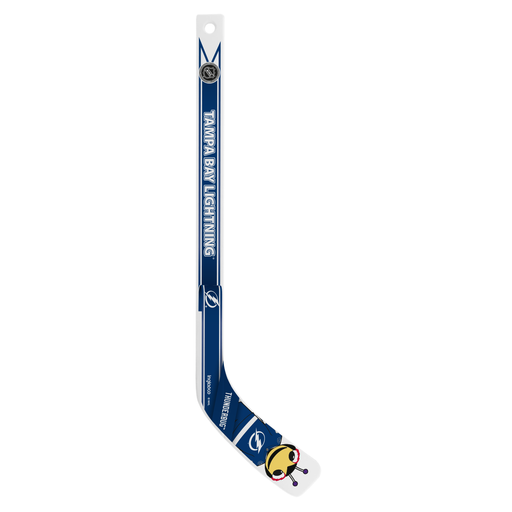 NHL Tampa Bay Lightning Mascot White Plastic Player Mini Stick