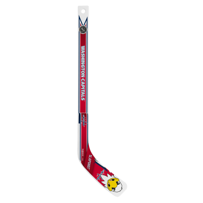 NHL Washington Capitals Mascot White Plastic Player Mini Stick