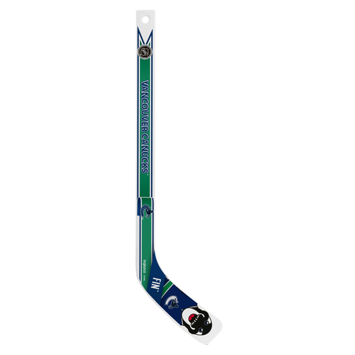 NHL Vancouver Canucks Mascot White Plastic Player Mini Stick