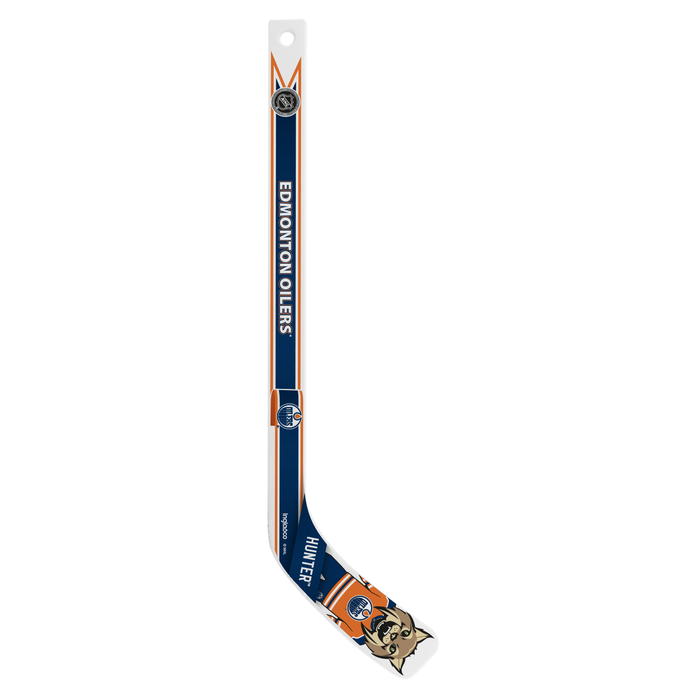 NHL Edmonton Oilers Mascot White Plastic Player Mini Stick