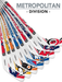 NHL Metropolitan Division Player 8-Piece Mini Stick Set