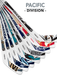 NHL Pacific Division Player 8-Piece Mini Stick Set