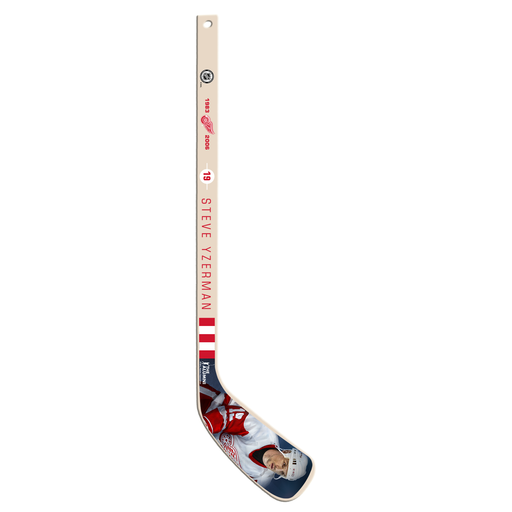 NHLAA Alumni Series Steve Yzerman Detroit Red Wings Wood Player Mini Stick