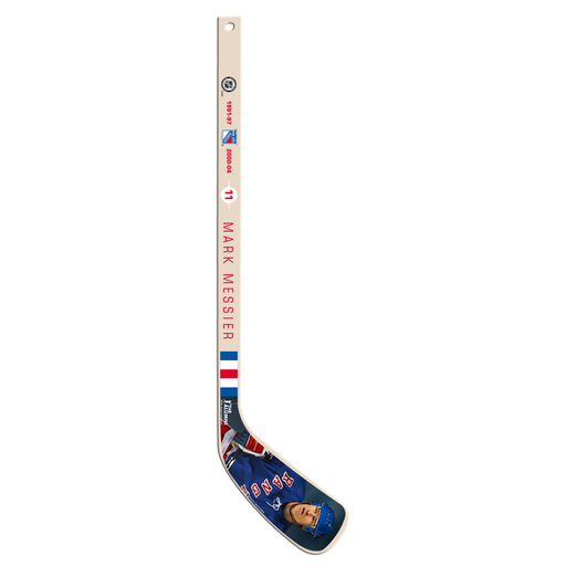 NHLAA Alumni Series Mark Messier New York Rangers Wood Player Mini Stick