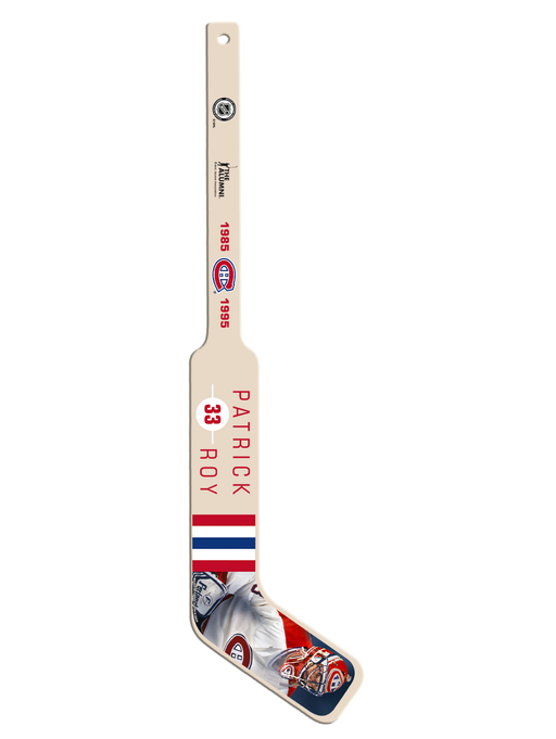 NHLAA Alumni Series Patrick Roy Montreal Canadiens Wood Goalie Mini Stick