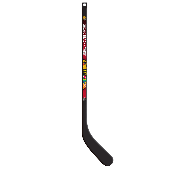 NHL Chicago Blackhawks Plastic Player Mini Stick- Left Curve