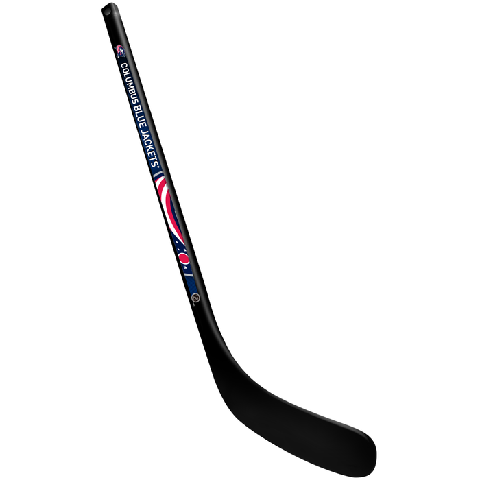 Mini bâton de joueur en plastique NHL Columbus Blue Jackets - Courbe droite