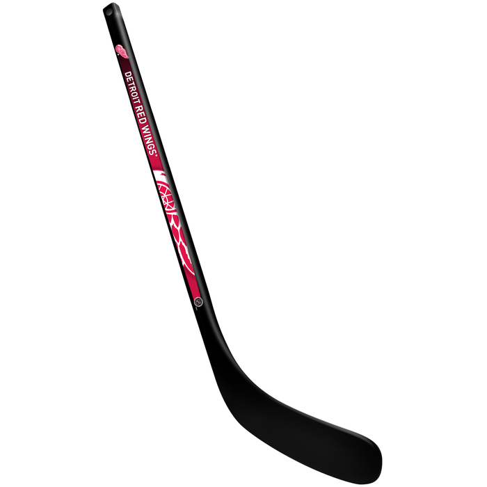 NHL Detroit Red Wings Plastique Player Mini Stick- Courbe droite