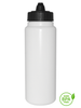 1000ml Tallboy Water Bottle With Black Membrane-Top Lid