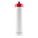 FIFA World Cup 26 tall white water bottle back view with red pull-top lid and license print
