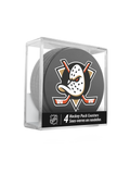 NHL Anaheim Ducks Hockey Puck Drink Coasters (4-Pack) In Cube