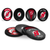 <transcy>Sous-verres NHL New Jersey Devils Hockey Puck (paquet de 4) en cube</transcy>
