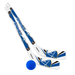 NHL Buffalo Sabres 1 on 1 Gen II two-stick set with blue foam ball and team-branded blades