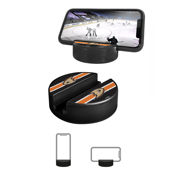 Coffret de 3 souvenirs de la LNH pour les Ducks d'Anaheim. Comprend : 1 rondelle de hockey classique officielle de la LNH, 4 sous-verres et 1 support pour appareil multimédia.