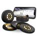 NHL Boston Bruins Ultimate Fan 3-Pack. Includes: 1 NHL Official Classic Souvenir Hockey Puck / 4 Coasters / 1 Media Device Holder