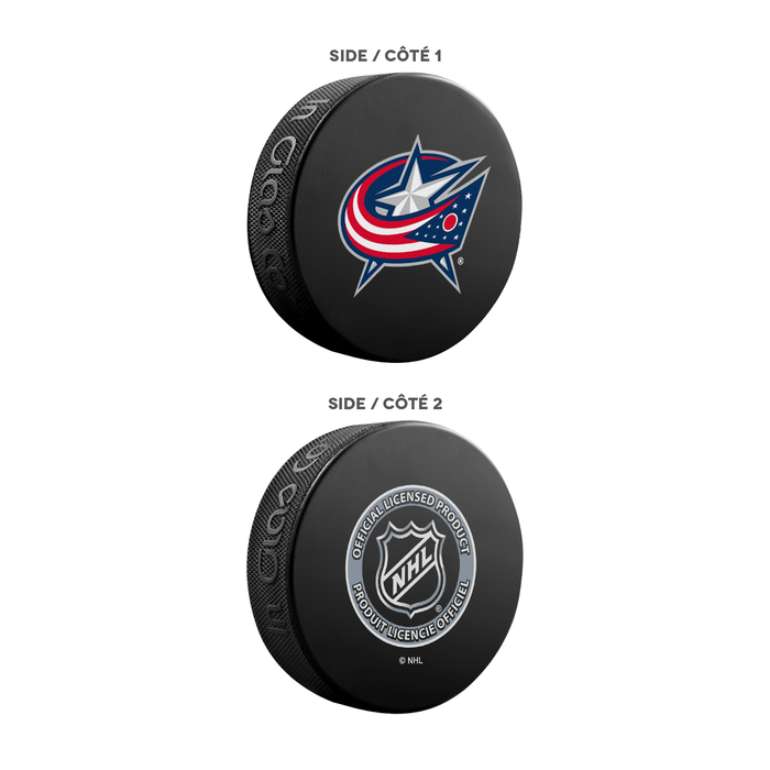 Coffret de 3 fans ultimes des Blue Jackets de Columbus de la LNH. Comprend : 1 rondelle de hockey classique officielle de la LNH, 4 sous-verres et 1 support pour appareil multimédia.