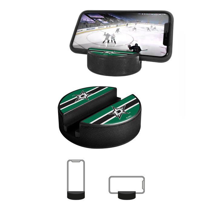NHL Dallas Stars Ultimate Fan 3-Pack. Includes: 1 NHL Official Classic Souvenir Hockey Puck / 4 Coasters / 1 Media Device Holder