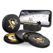 NHL Pittsburgh Penguins Ultimate Fan 3-Pack. Includes: 1 NHL Official Classic Souvenir Hockey Puck / 4 Coasters / 1 Media Device Holder