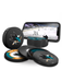 NHL San Jose Sharks Ultimate Fan 3-Pack. Includes: 1 NHL Official Classic Souvenir Hockey Puck / 4 Coasters / 1 Media Device Holder