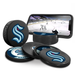 NHL Seattle Kraken Ultimate Fan 3-Pack. Includes: 1 NHL Official Classic Souvenir Hockey Puck / 4 Coasters / 1 Media Device Holder