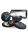 NHL St. Louis Blues Ultimate Fan 3-Pack. Includes: 1 NHL Official Classic Souvenir Hockey Puck / 4 Coasters / 1 Media Device Holder