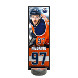 <transcy>NHLPA Connor McDavid #97 Edmonton Oilers Plaque déco et ensemble de supports de rondelle de hockey</transcy>