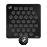 NHL Hockey Puck Presentation Wall Plaque. Proudly Display Your NHL Puck Collection. Includes One NHL Shield Classic Souvenir Collector Hockey Puck.