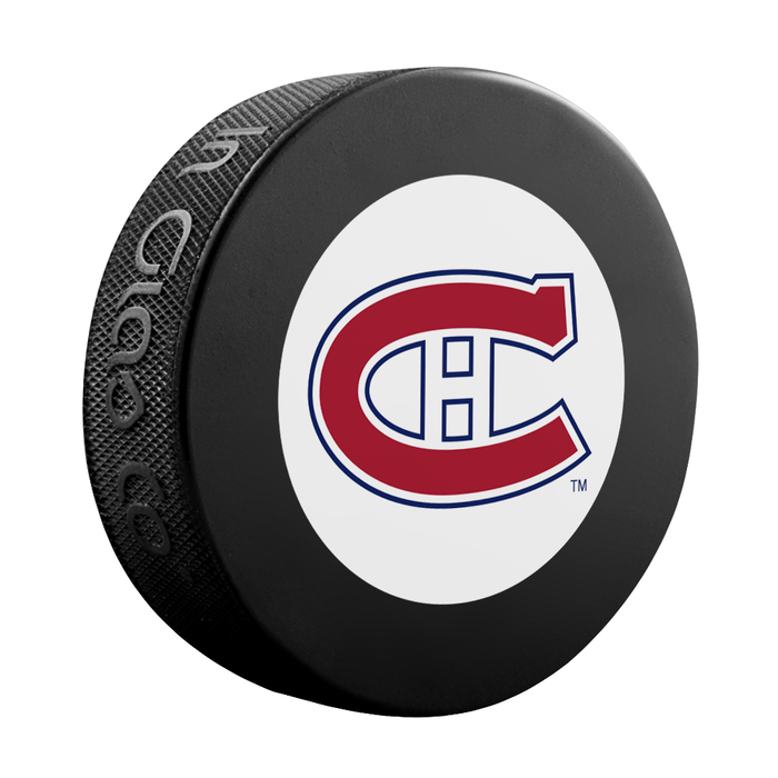 NHL Vintage Montreal Canadiens Hockey Puck Wall Plaque