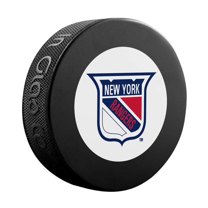 Plaque murale NHL Vintage New York Rangers Hockey Puck