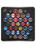 NHL Hockey Puck Wall Plaque. All 32 NHL Team Medallion Souvenir Collector Pucks + 3 NHL Shield Hockey Pucks