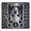 NHL Official Stanley Cup Bracket Mini Puck Wall Plaque.