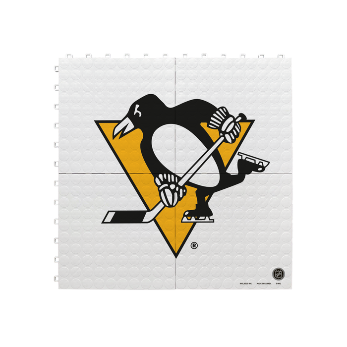 NHL Pittsburgh Penguins (standard-sized logo) Hockey Training Surface