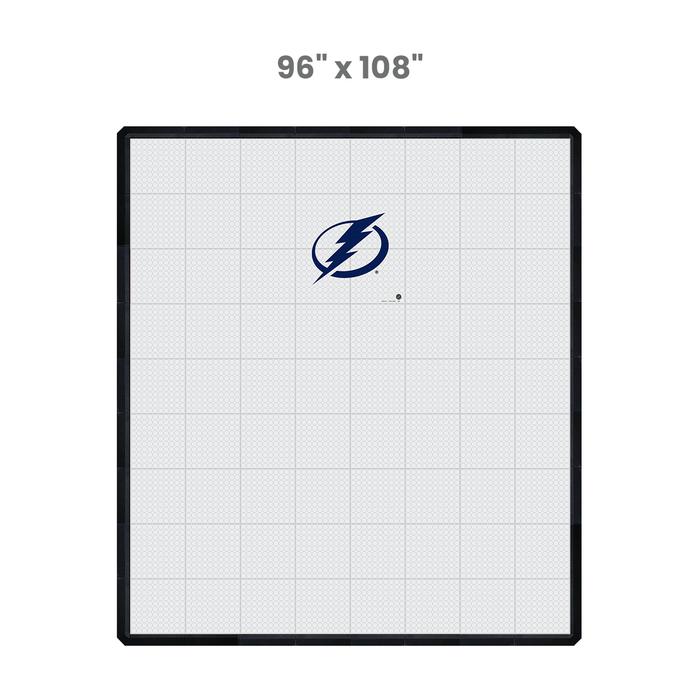 NHL Tampa Bay Lightning (standard-sized logo) Hockey Training Surface