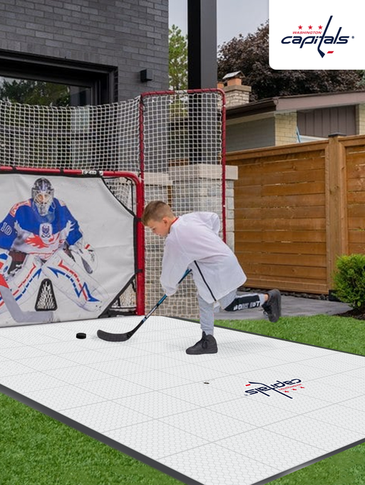 NHL Washington Capitals (standard-sized logo) Hockey Training Surface