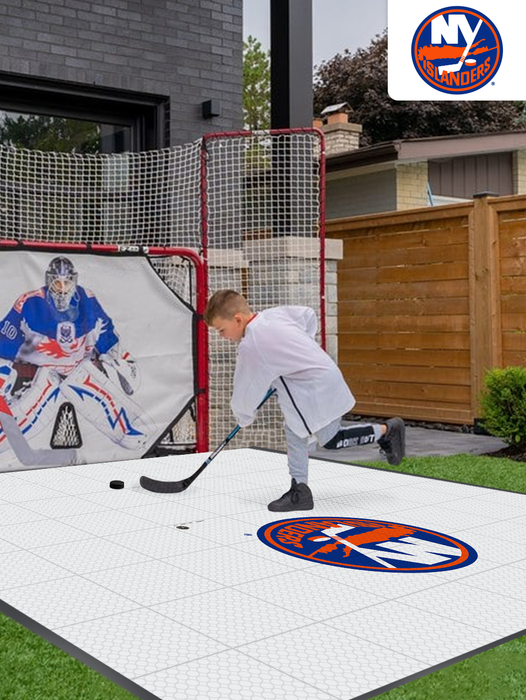 NHL New York Islanders (large-sized logo) Hockey Training Surface