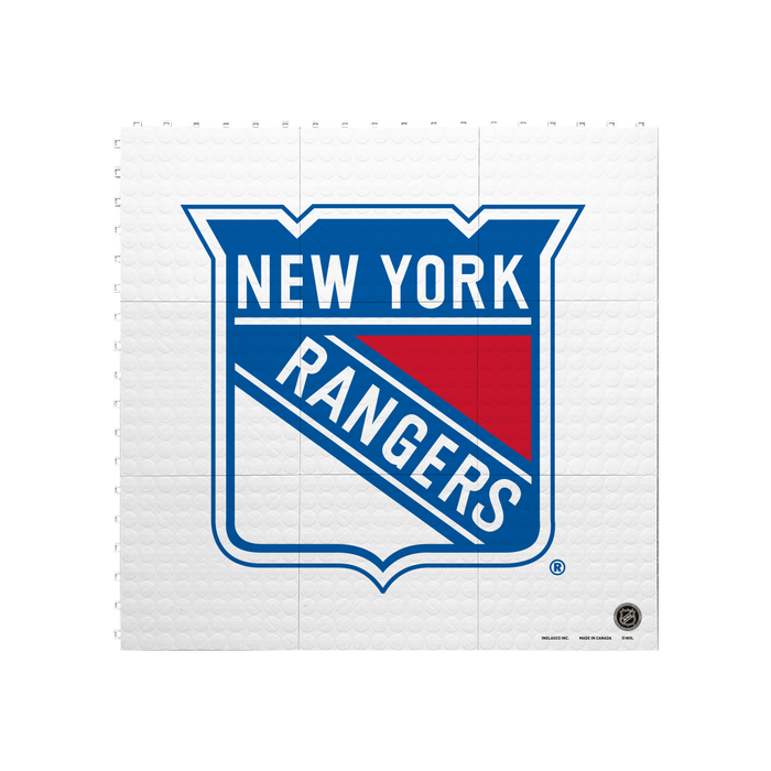 NHL New York Rangers (large-sized logo) Hockey Training Surface