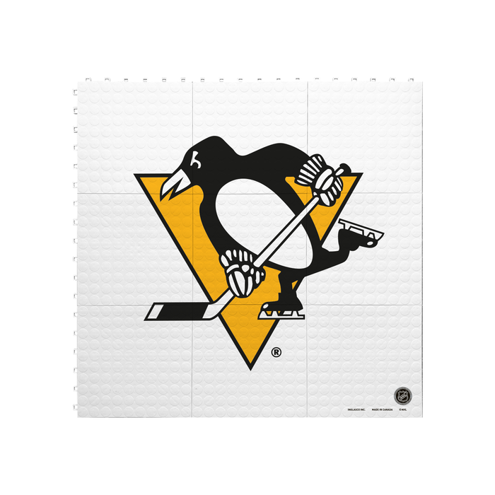 NHL Pittsburgh Penguins (large-sized logo) Hockey Training Surface