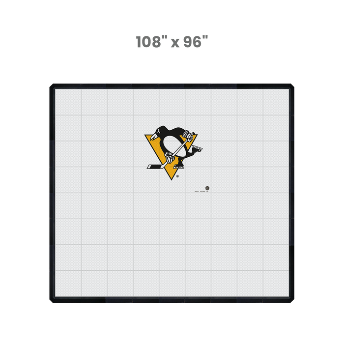 NHL Pittsburgh Penguins (large-sized logo) Hockey Training Surface