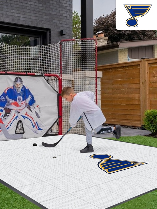 NHL St. Louis Blues (large-sized logo) Hockey Training Surface