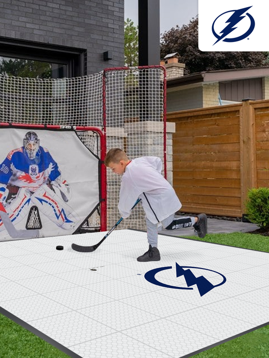 NHL Tampa Bay Lightning (large-sized logo) Hockey Training Surface