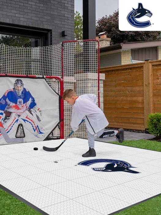 NHL Vancouver Canucks (large-sized logo) Hockey Training Surface