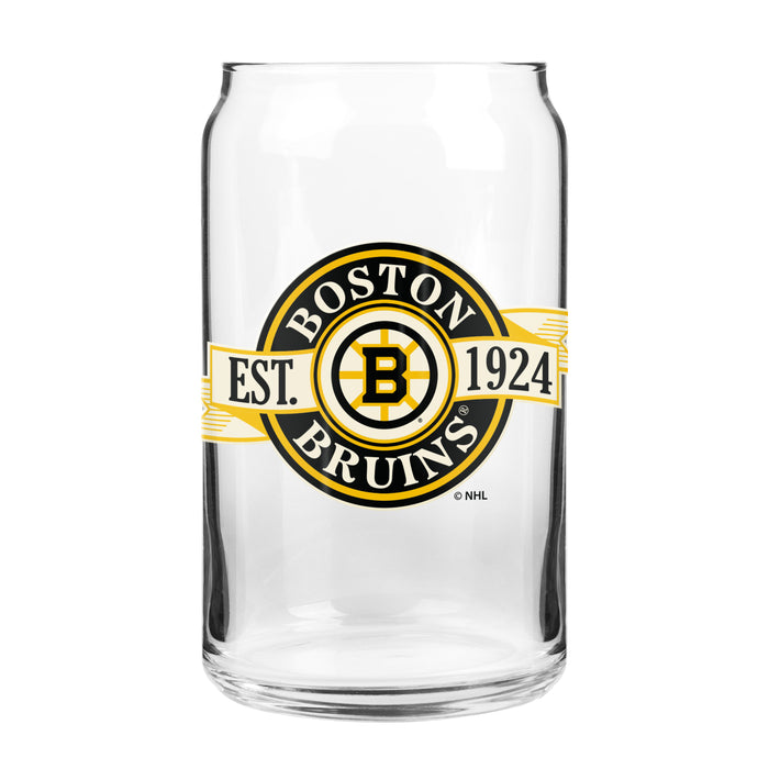 NHL Boston Bruins 16 oz Clear Banner Design