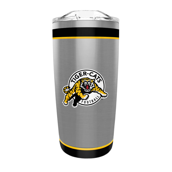 CFL Hamilton Tiger-Cats 20 Oz Stainless Steel Tumbler
