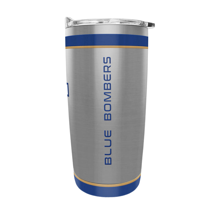 CFL Winnipeg Blue Bombers 20 Oz Stainless Steel Tumbler