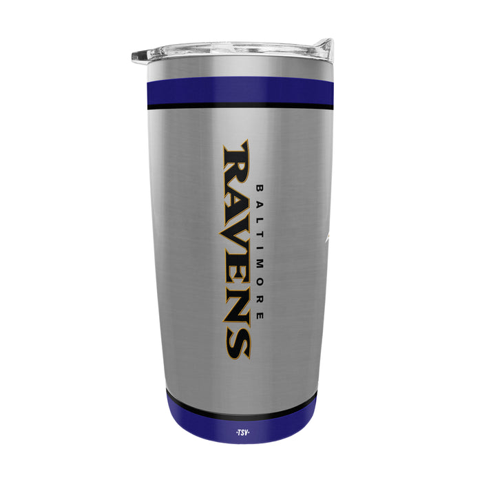 NFL Baltimore Ravens 20 Oz Stainless Steel Tumbler