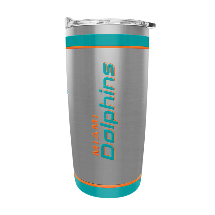 NFL Miami Dolphins 20 Oz Stainless Steel Tumbler