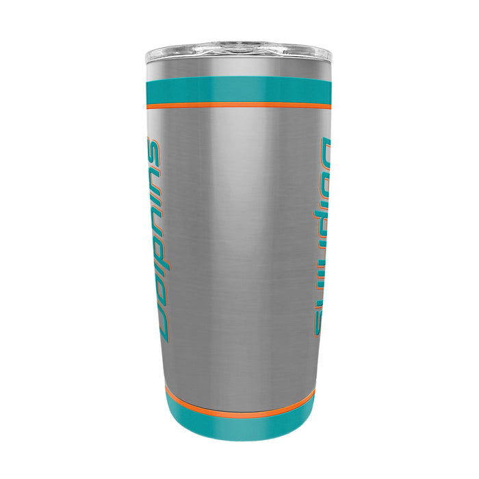 NFL Miami Dolphins 20 Oz Stainless Steel Tumbler
