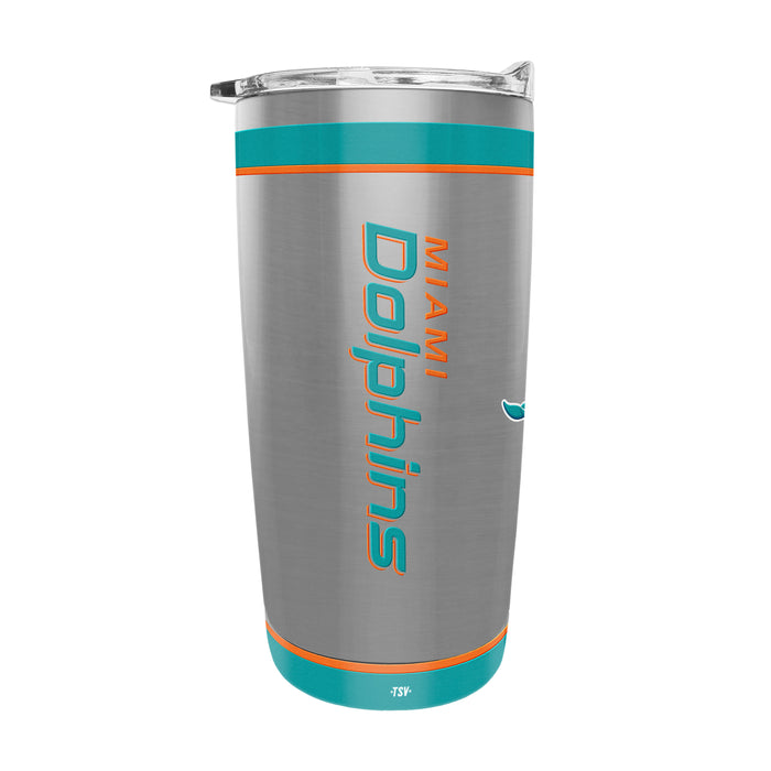 NFL Miami Dolphins 20 Oz Stainless Steel Tumbler