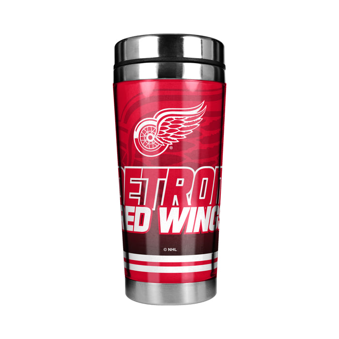 NHL Detroit Red Wings 16 Oz Stainless Steel Tumbler Full Wrap Insert